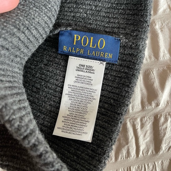 Polo by Ralph Lauren Charcoal Beanie